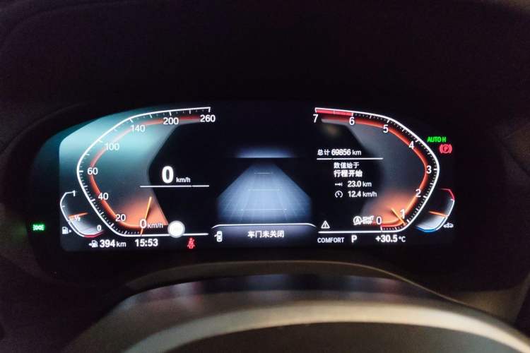 Used BMW X3 2020 xDrive30i Luxury Model with M Sport Package Instrument Cluster