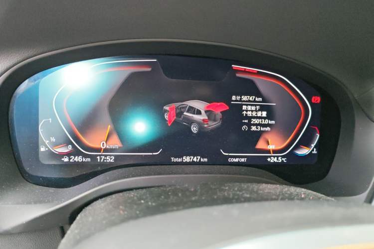 Used BMW X3 2020 xDrive30i Luxury Model with M Sport Package Instrument Cluster