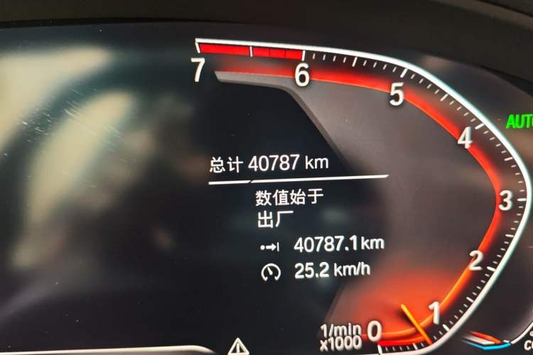 Used BMW X3 2020 xDrive28i M Sport Package Odometer Close Up