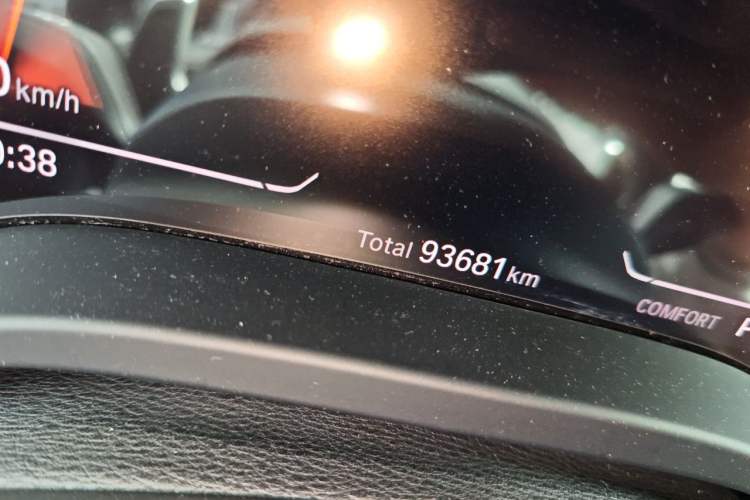 Used BMW X3 2020 xDrive28i M Sport Package Odometer Close Up