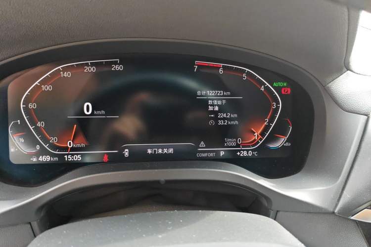 Used BMW X3 2020 xDrive28i M Sport Package Odometer Close Up