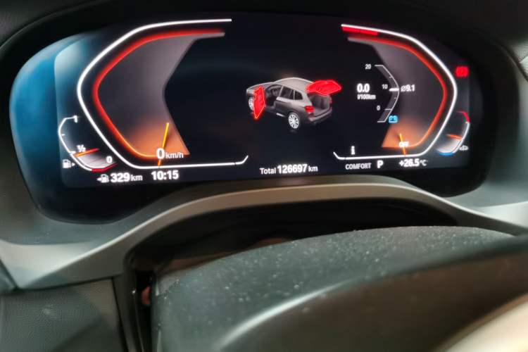 Used BMW X3 2020 xDrive28i M Sport Package Odometer Close Up