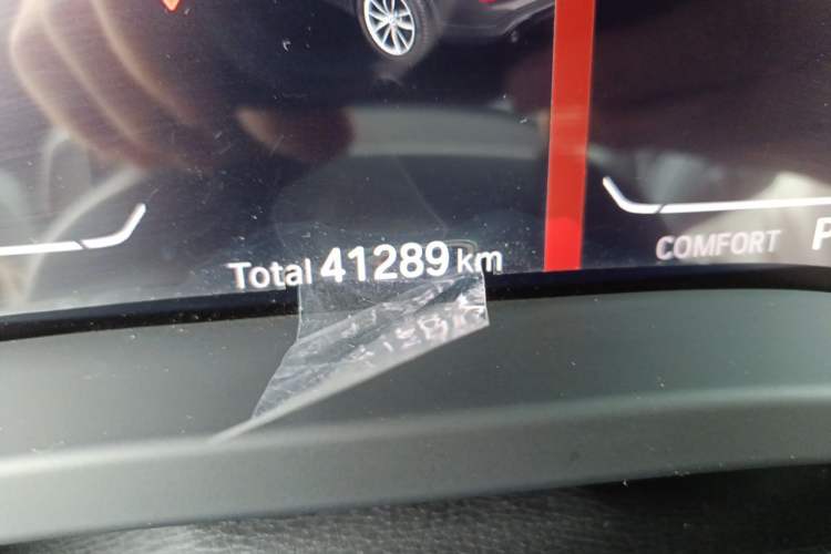 Used BMW X3 2020 xDrive28i M Sport Package Odometer Close Up