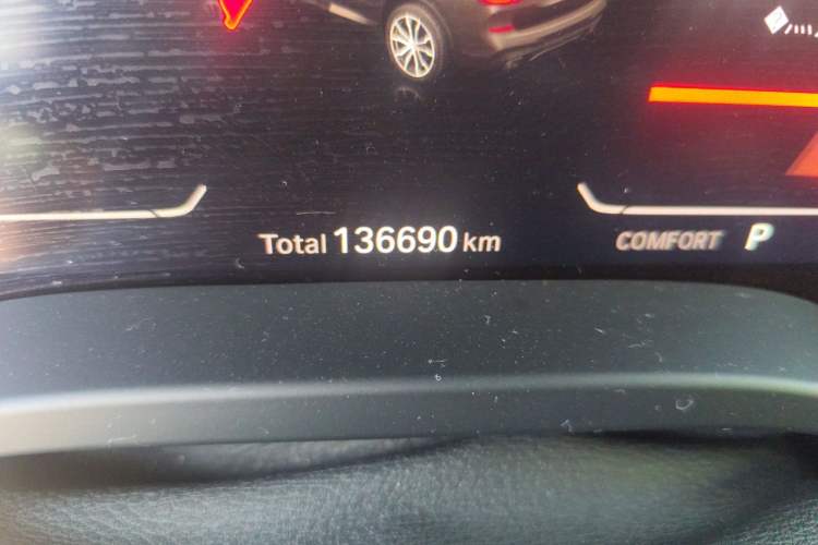 Used BMW X3 2020 xDrive28i M Sport Package Odometer Close Up