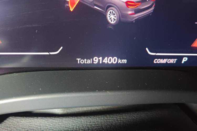 Used BMW X3 2020 xDrive28i Luxury Package Odometer Close Up