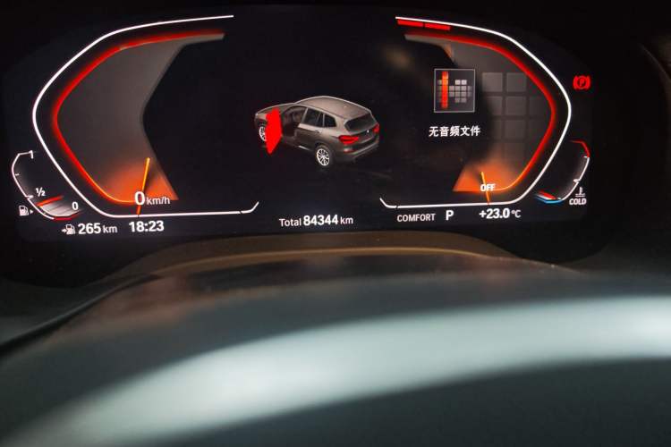 Used BMW X3 2020 xDrive25i M Sport Package Odometer Close Up