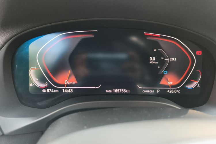 Used BMW X3 2020 xDrive28i M Sport Package Odometer Close Up