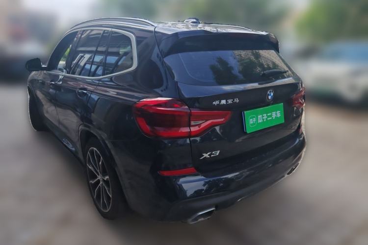 Used BMW X3 2020 xDrive30i Luxury Model with M Sport Package Rear Left 45 Deg