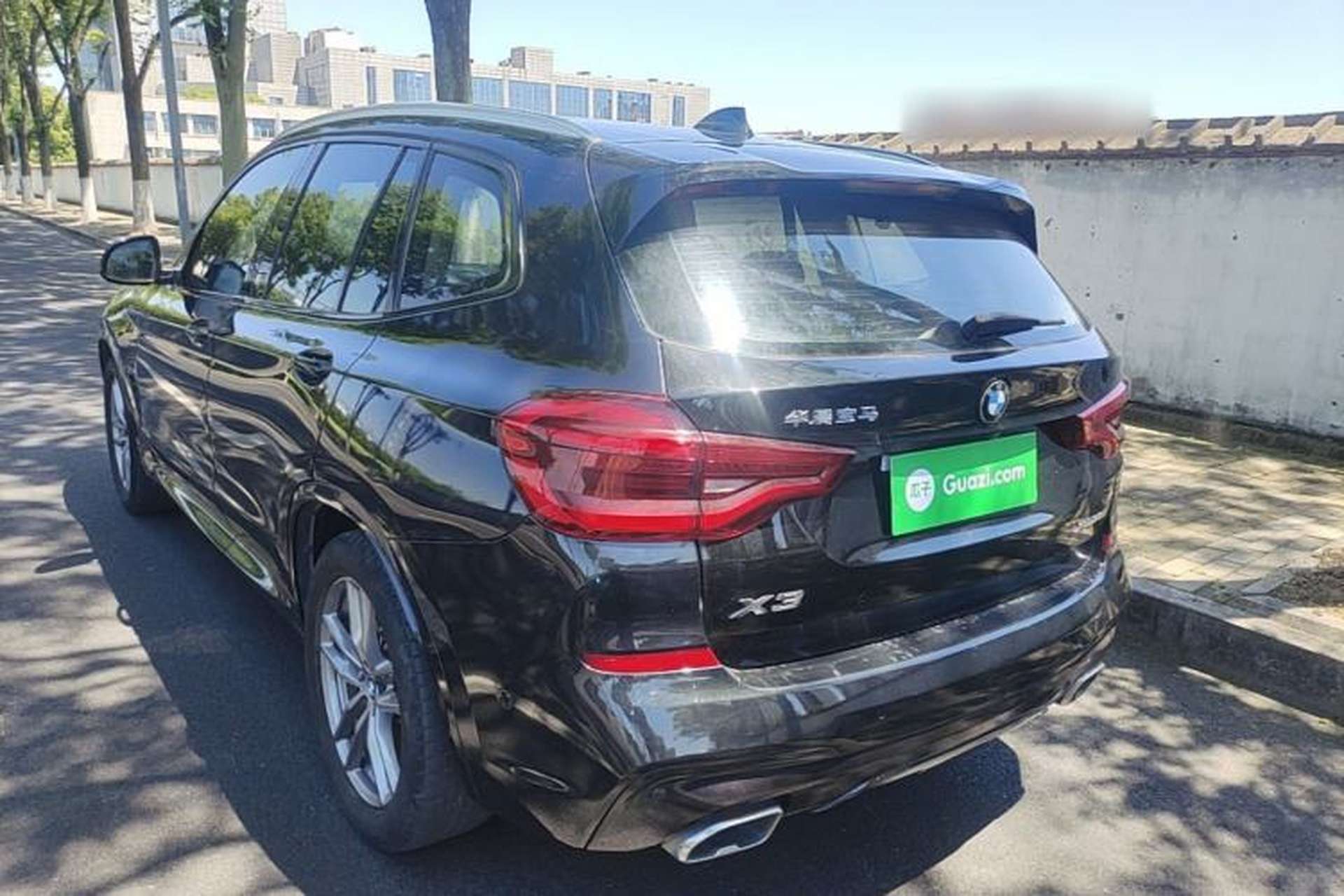 Used BMW X3 2020 xDrive28i M Sport Package Rear Left 45 Deg