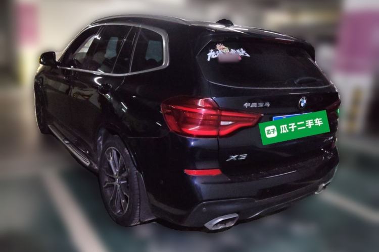 Used BMW X3 2020 xDrive30i Luxury Model with M Sport Package Rear Left 45 Deg