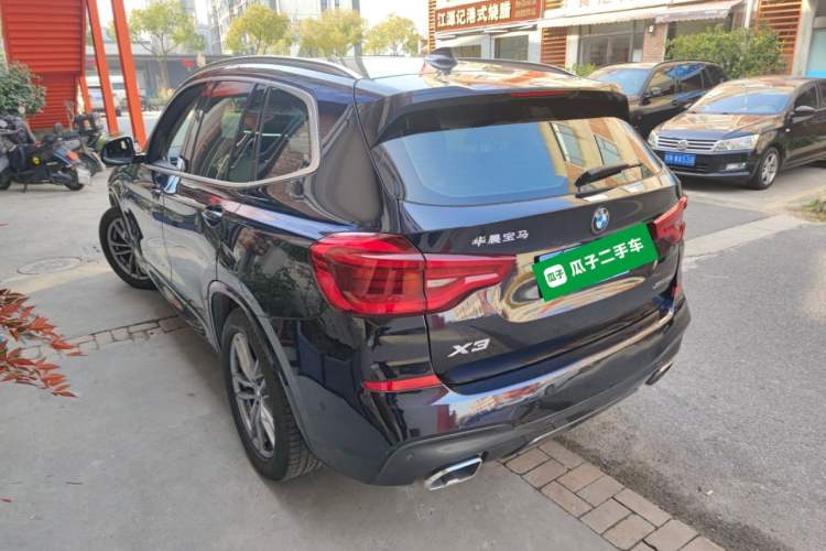 Used BMW X3 2020 xDrive28i M Sport Package Rear Left 45 Deg