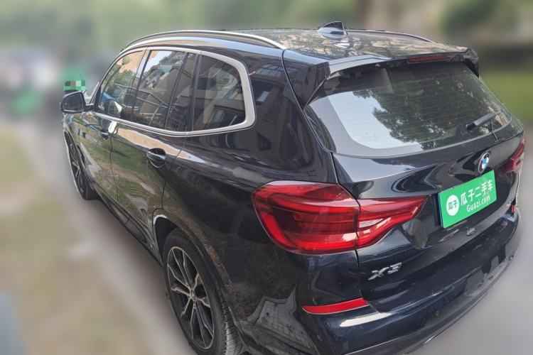 Used BMW X3 2020 xDrive30i Luxury Model with M Sport Package Rear Left 45 Deg