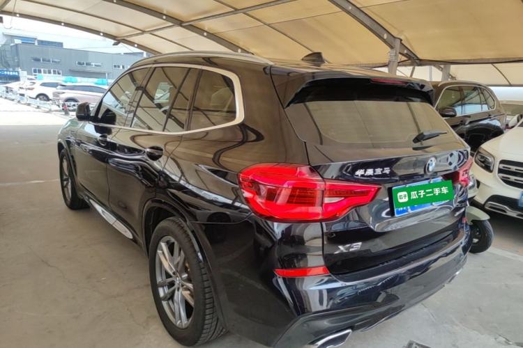 Used BMW X3 2020 xDrive28i M Sport Package Rear Left 45 Deg