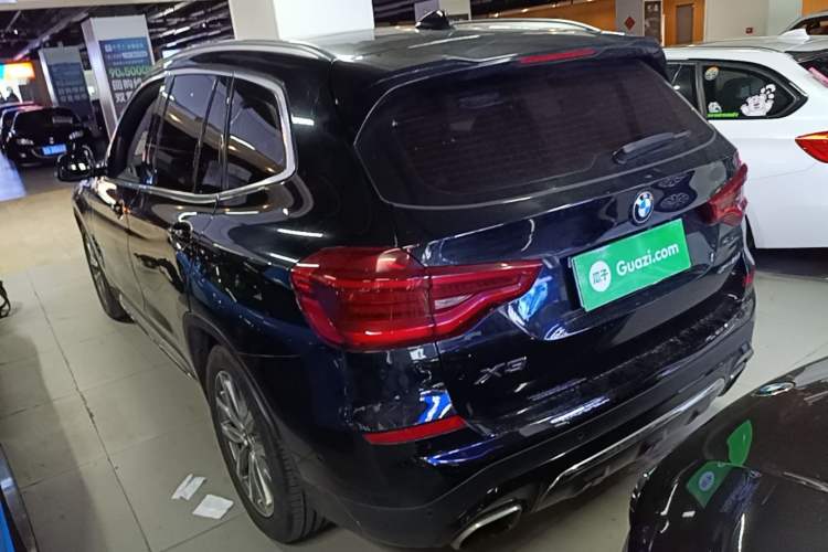 Used BMW X3 2020 xDrive25i Luxury Package Rear Left 45 Deg