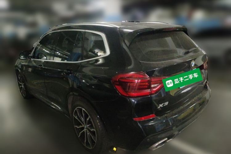 Used BMW X3 2020 xDrive30i Luxury Model with M Sport Package Rear Left 45 Deg