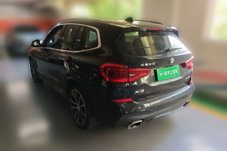 Used BMW X3 2020 xDrive30i Luxury Model with M Sport Package Rear Left 45 Deg