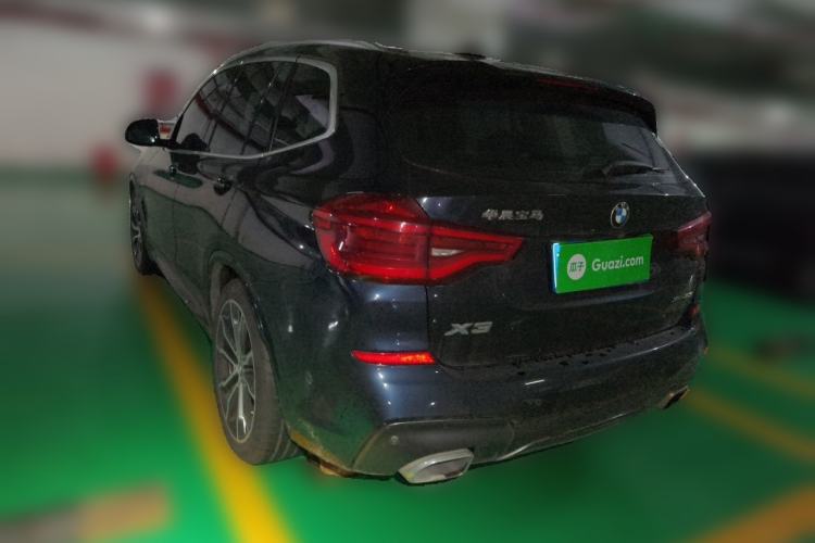 Used BMW X3 2020 xDrive30i Luxury Model with M Sport Package Rear Left 45 Deg