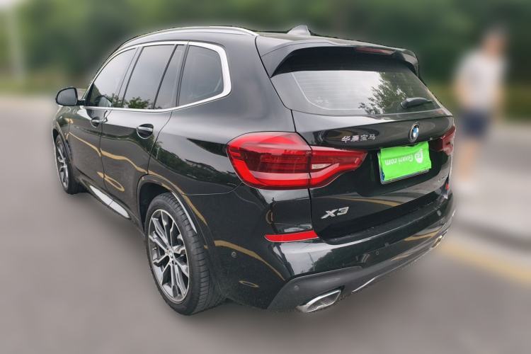 Used BMW X3 2020 xDrive30i Luxury Model with M Sport Package Rear Left 45 Deg