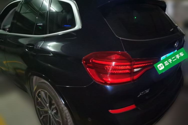 Used BMW X3 2020 xDrive30i Luxury Model with M Sport Package Rear Left 45 Deg