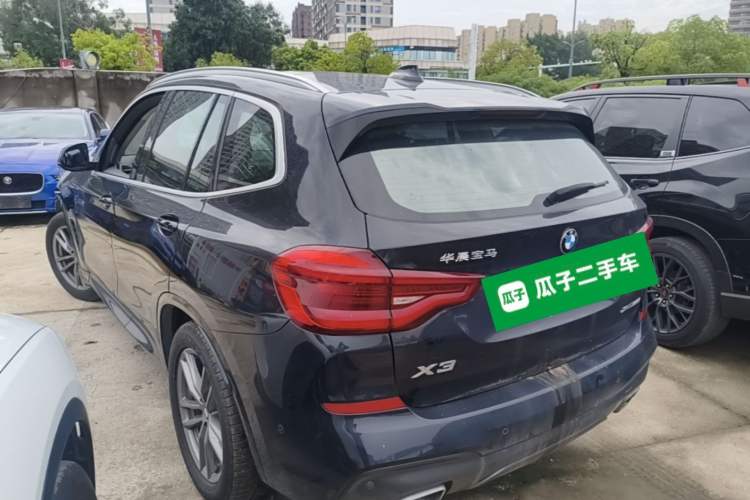 Used BMW X3 2020 xDrive28i M Sport Package Rear Left 45 Deg