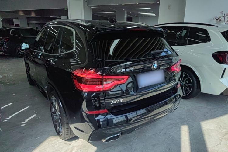 Used BMW X3 2020 xDrive30i Luxury Model with M Sport Package Rear Left 45 Deg