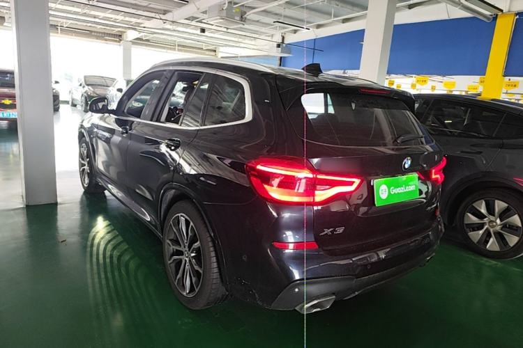 Used BMW X3 2020 xDrive30i Luxury Model with M Sport Package Rear Left 45 Deg