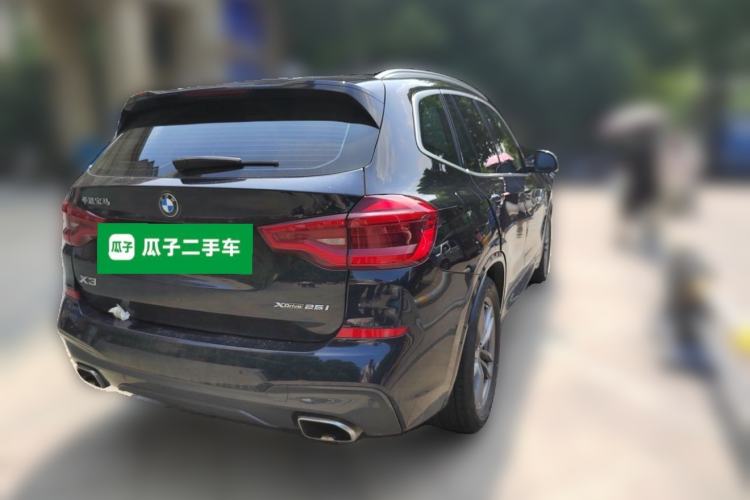 Used BMW X3 2020 xDrive25i M Sport Package Rear Right 45 Deg