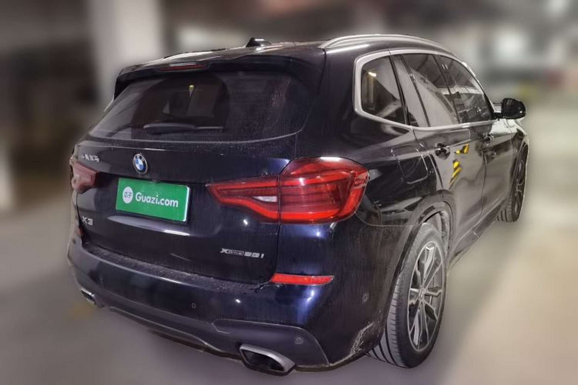 Used BMW X3 2020 xDrive30i Luxury Model with M Sport Package Rear Right 45 Deg