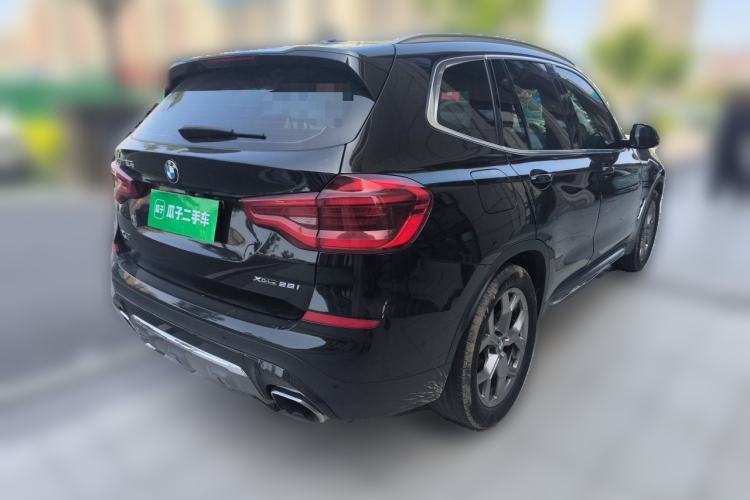 Used BMW X3 2020 xDrive28i Luxury Package Rear Right 45 Deg