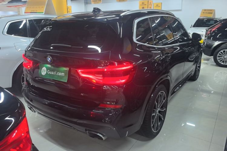 Used BMW X3 2020 xDrive30i Luxury Model with M Sport Package Rear Right 45 Deg