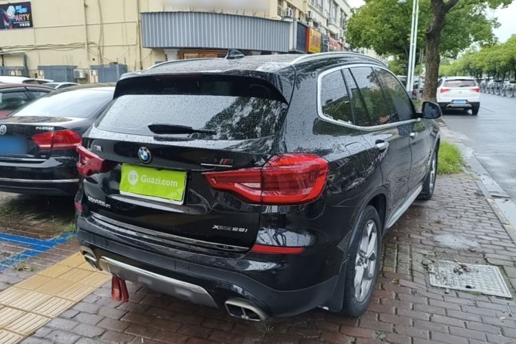 Used BMW X3 2020 xDrive28i Luxury Package Rear Right 45 Deg
