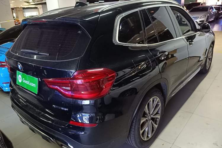 Used BMW X3 2020 xDrive25i Luxury Package Rear Right 45 Deg