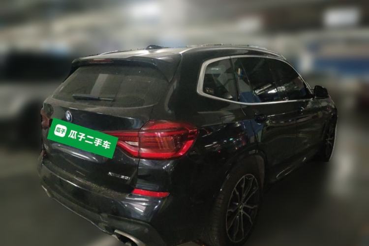 Used BMW X3 2020 xDrive30i Luxury Model with M Sport Package Rear Right 45 Deg