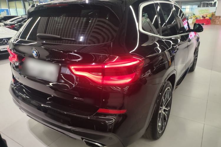 Used BMW X3 2020 xDrive30i Luxury Model with M Sport Package Rear Right 45 Deg