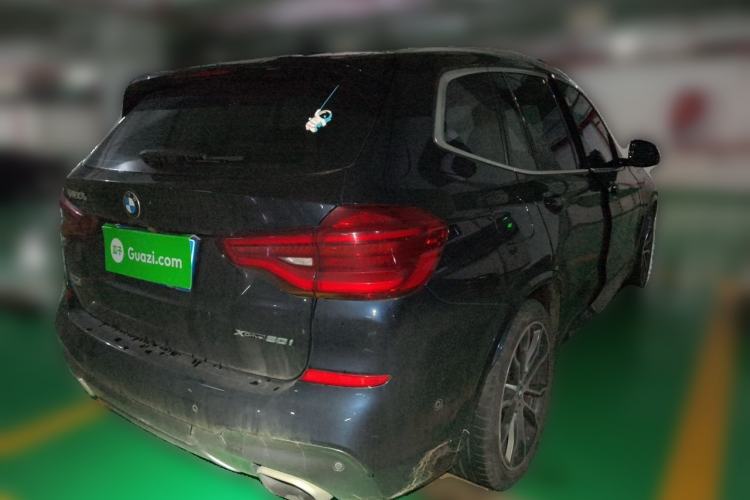 Used BMW X3 2020 xDrive30i Luxury Model with M Sport Package Rear Right 45 Deg