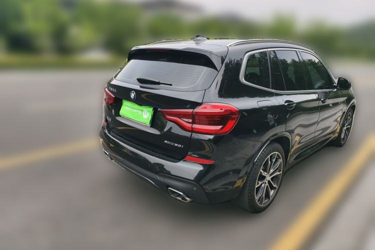 Used BMW X3 2020 xDrive30i Luxury Model with M Sport Package Rear Right 45 Deg