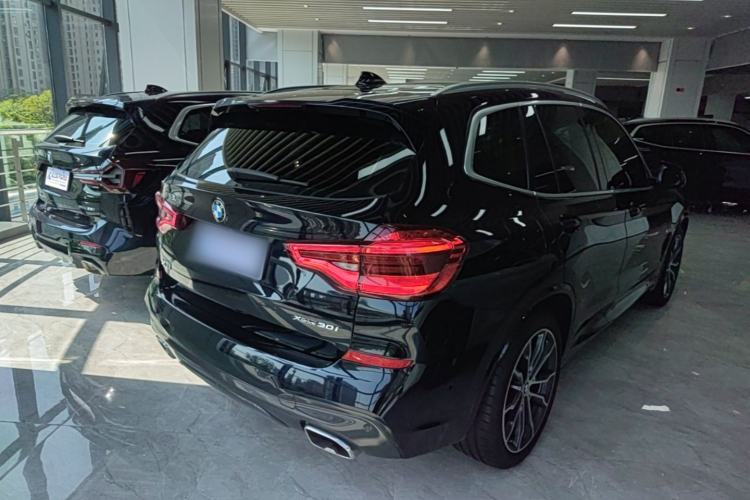 Used BMW X3 2020 xDrive30i Luxury Model with M Sport Package Rear Right 45 Deg
