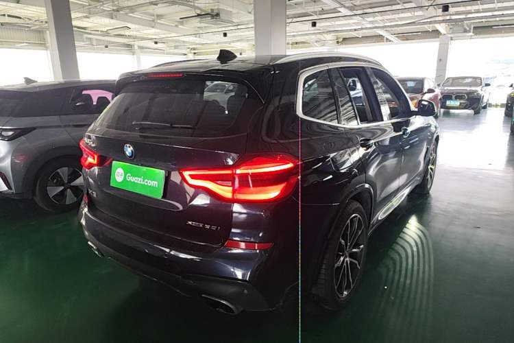 Used BMW X3 2020 xDrive30i Luxury Model with M Sport Package Rear Right 45 Deg