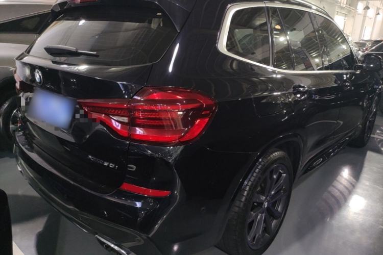 Used BMW X3 2020 xDrive30i Luxury Model with M Sport Package Rear Right 45 Deg