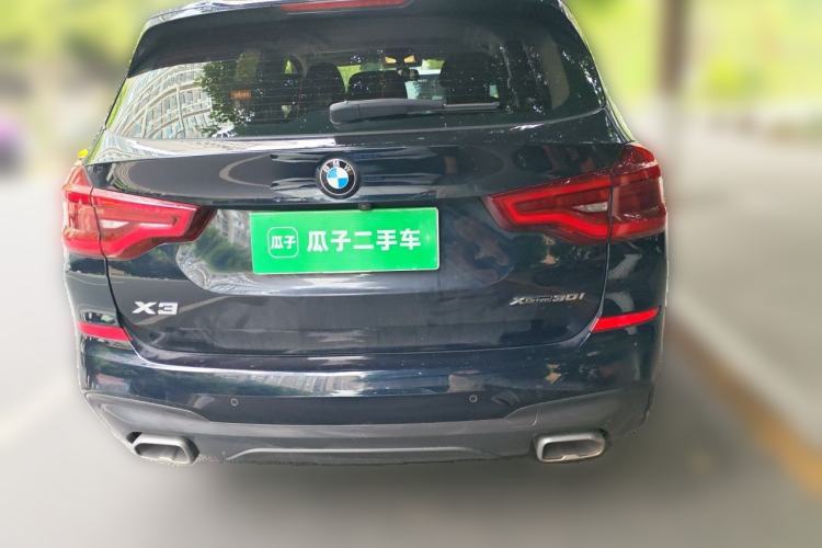 Used BMW X3 2020 xDrive30i Luxury Model with M Sport Package Rear