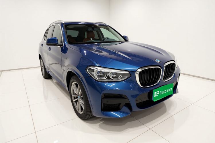 Used BMW X3 2020 xDrive25i M Sport Package Front Right 45 Deg