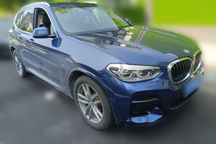 Used BMW X3 2020 xDrive25i M Sport Package Front Right 45 Deg