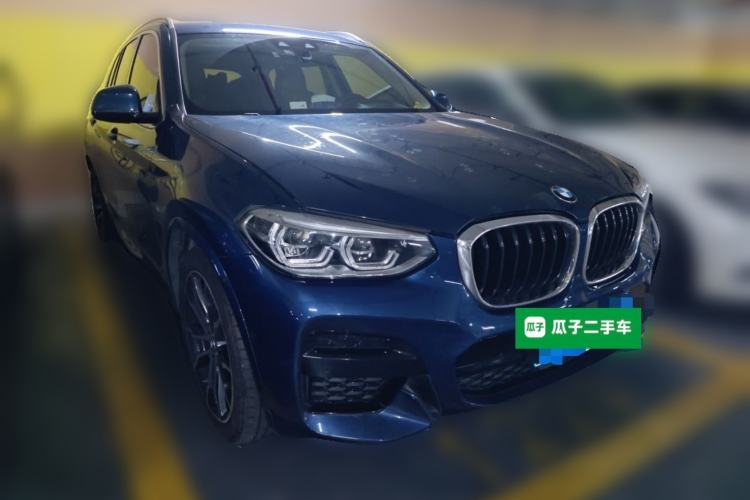 Used BMW X3 2020 xDrive30i Luxury Model with M Sport Package Front Right 45 Deg