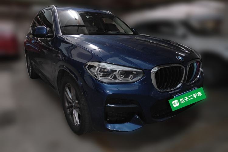 Used BMW X3 2020 xDrive25i M Sport Package Front Right 45 Deg