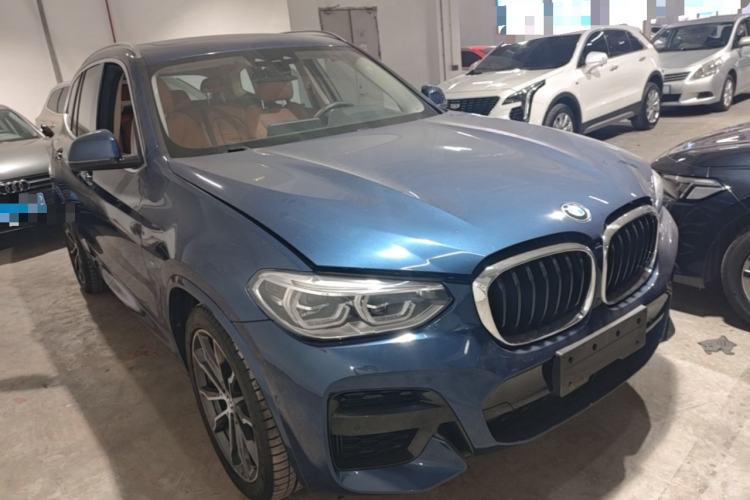 Used BMW X3 2020 xDrive30i Luxury Model with M Sport Package Front Right 45 Deg