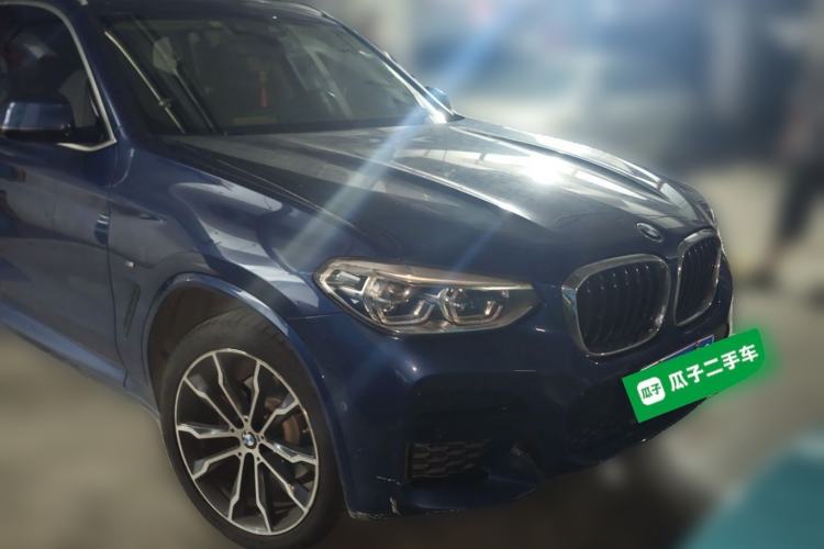 Used BMW X3 2020 xDrive30i Luxury Model with M Sport Package Front Right 45 Deg
