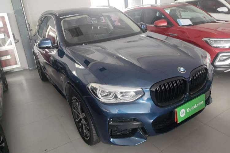 Used BMW X3 2020 xDrive30i Luxury Model with M Sport Package Front Right 45 Deg