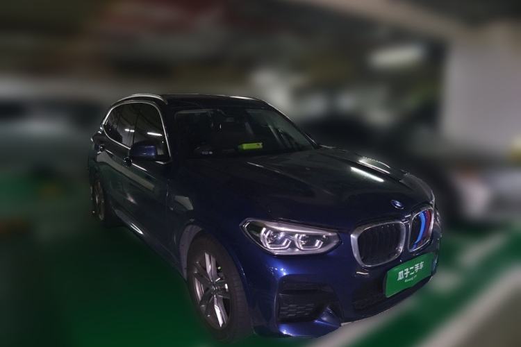 Used BMW X3 2020 xDrive25i M Sport Package Front Right 45 Deg
