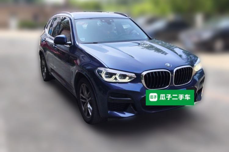 Used BMW X3 2020 xDrive25i M Sport Package Front Right 45 Deg