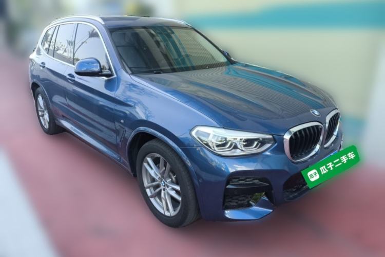 Used BMW X3 2020 xDrive25i M Sport Package Front Right 45 Deg